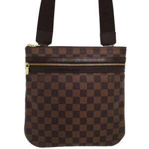 Louis Vuitton Damier Ebene Brown Pochette Bosphore Shoulder Bag